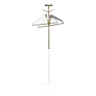 Coat Rack in Brass and Acrylic from Vereinigte Werkstätten Collection, 1950s For Sale
