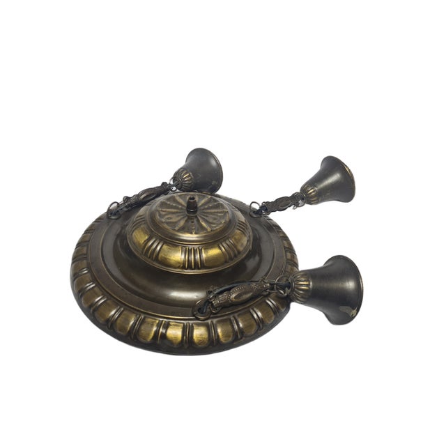 Art Nouveau Chandelier, Austro Hungarian Empire, 1900s For Sale - Image 3 of 10