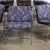 Late 20th Century Modern Krueger Set 8 Dining Armchairs Chrome Steel Rod Frames & Geometric Fabric For Sale - Image 14 of 18