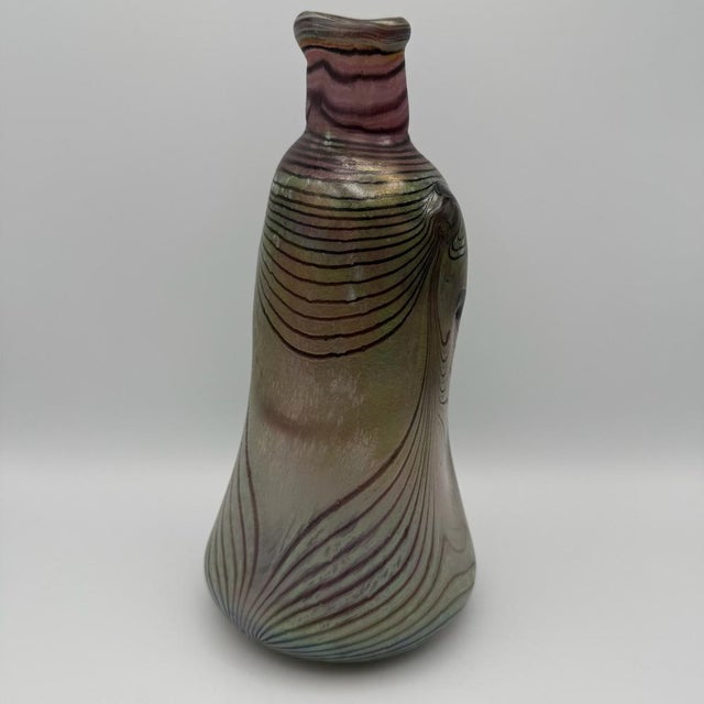 1980s Large Glass Vase by Erwin Eisch, 1982 For Sale - Image 5 of 12