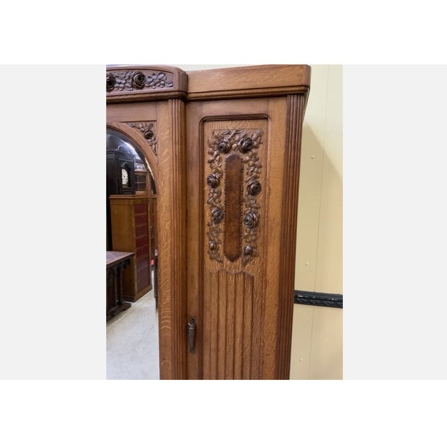 Art Deco Wardrobe, 1930 For Sale - Image 9 of 12