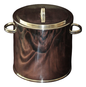Silver Ice Bucket with Lid, 1970s