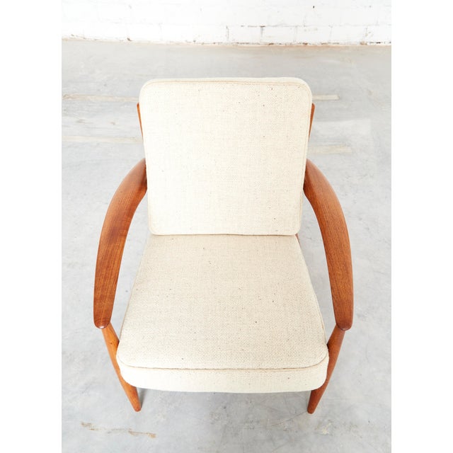 Mid-Century FD118 Easy Chair in Teak by Grete Jalk for France & Søn, 1960s For Sale - Image 15 of 17