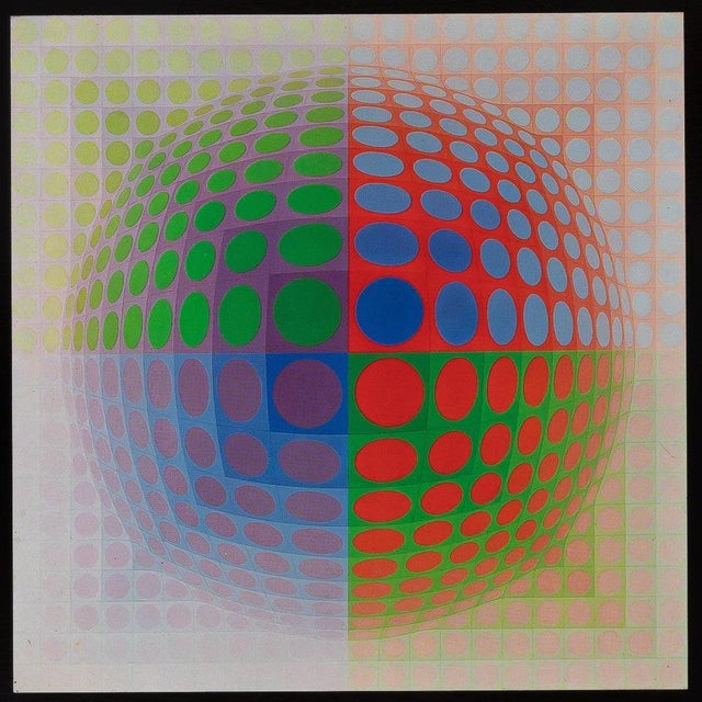 Victor Vasarely, VEGA PAL, Etching For Sale - Image 5 of 6