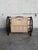 Mid-Century Modern Beige Rattan Magazine Rack With Canvas Holder Mid-Century Modern 1970s For Sale - Image 3 of 10