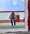 Large Vintage Mid Century Dixie Furniture White Hanging Wall Ir Dresser Mirror For Sale - Image 10 of 12