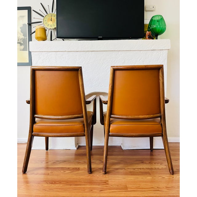 Monteverdi-Young Pair of Mid Century Modern Monteverdi Young Armchairs by Maurice Bailey For Sale - Image 4 of 10