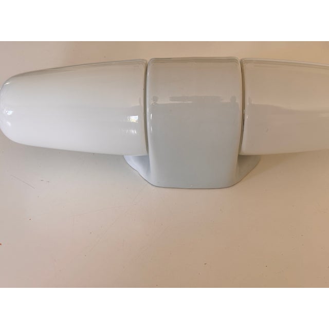 Wilhelm Wagenfeld Vintage Model 6068 Sconce in Ceramic by Wilhelm Wagenfeld for Lindner, 1958 For Sale - Image 4 of 17