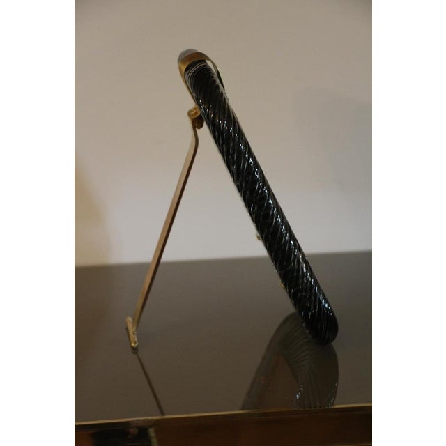 Smoked Grey Murano Glass Photo Frame, 2000s For Sale - Image 13 of 16