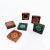1960s German Ceramic Ashtray Set in the style of Scheurich, 1960s, Set of 6 For Sale - Image 5 of 10