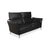 Vanda 2-Seater Sofa in Anthracite Leather from Koinor For Sale - Image 5 of 13