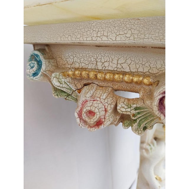 Vintage Italian Console Table with Mirror, 1970s, Set of 2 For Sale - Image 11 of 13