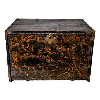 Lacquered and Gilt Cabinet, Germany, 1700s For Sale