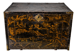Lacquered and Gilt Cabinet, Germany, 1700s