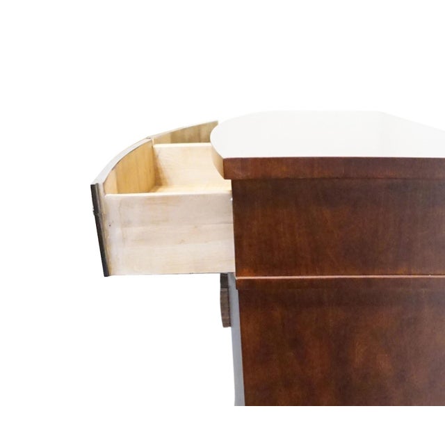 Hickory White Solid Banded Mahogany Contemporary Traditional 72" Sideboard Buffet For Sale - Image 9 of 14