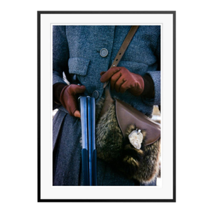 Toni Frissell 'Ann Bonfoey Taylor Hunting' Archival Pigment Print Framed in Black