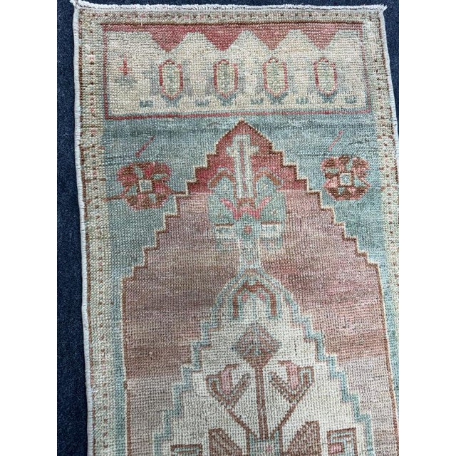 Turkish Yastik Rug 1'7" x 3'7" For Sale - Image 4 of 5