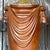 Metal Vintage Boho Glazed Ceramic Swag Lamps - a Pair For Sale - Image 7 of 14