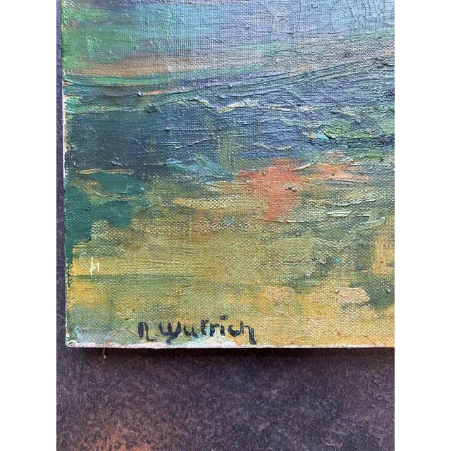 Modern Waly, Cabane sur pilotis, 1937, Oil on Canvas For Sale - Image 3 of 6