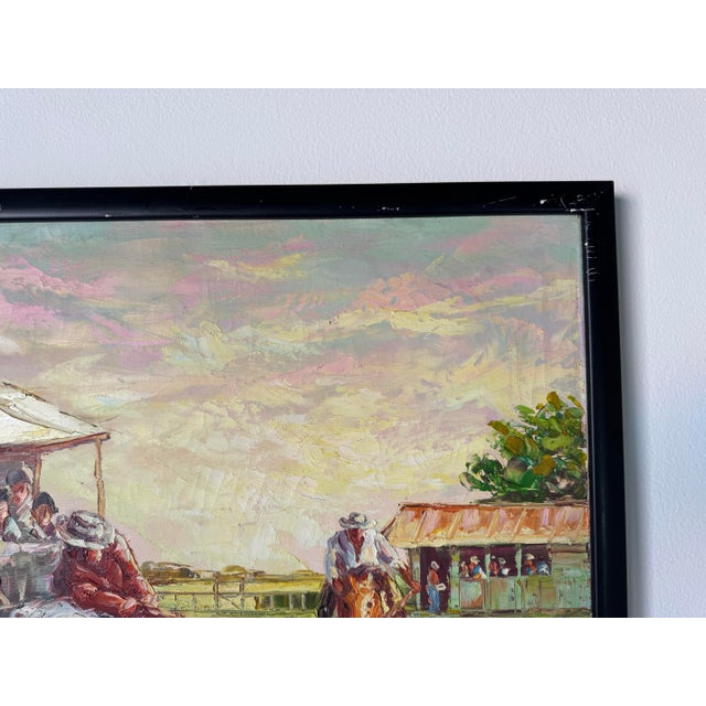 1987 Vintage Impressionist Oil Painting by Lauder For Sale - Image 4 of 11