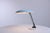 Ufo Shaped Baby Blue Table Lamp in Metal by Nedalo, 1950s For Sale - Image 6 of 18