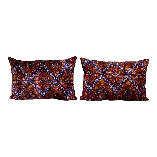 Turkish Velvet Pillow Cover - A Pair For Sale