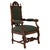 1900s French Baroque Revival Oak Armchair with Upholstered Cushions For Sale - Image 15 of 18