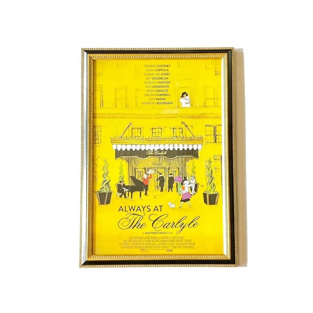 Always at the Carlyle (2018) Framed Poster the Carlyle Hotel Nyc For Sale - Image 12 of 12
