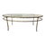 Vintage Hollywood Regency Style Faux Bamboo and Glass Top Coffee Table For Sale