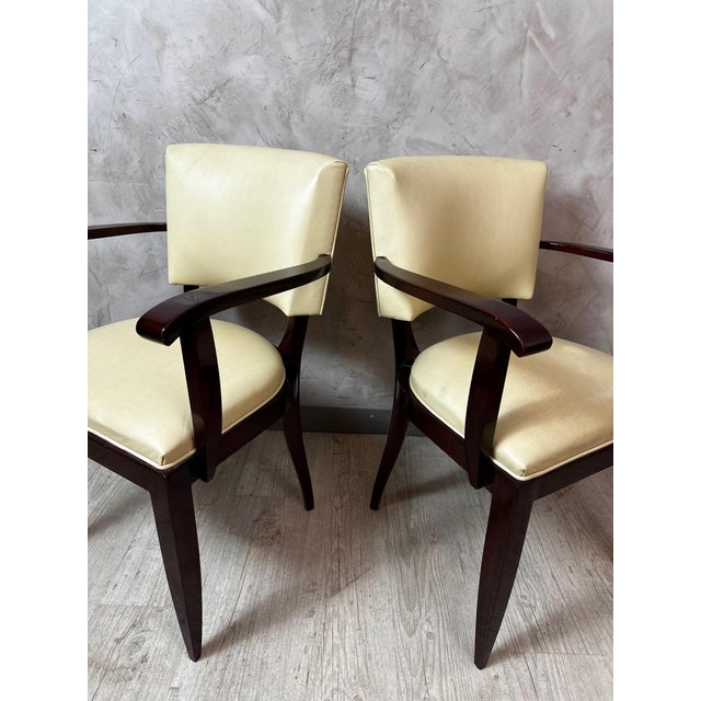 Wood Vintage Art Deco Armchairs, 1930s, Set of 2 For Sale - Image 7 of 15