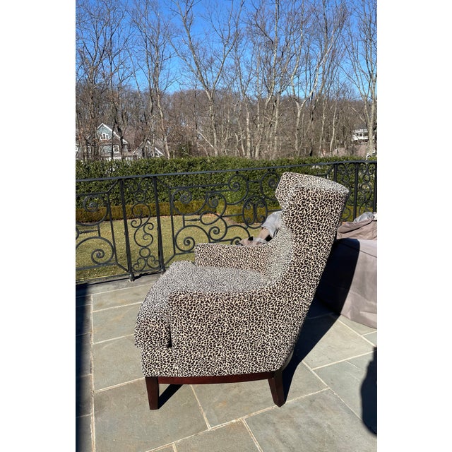 Contemporary Animal Print Lounge Chairs by Precedent Sherrill