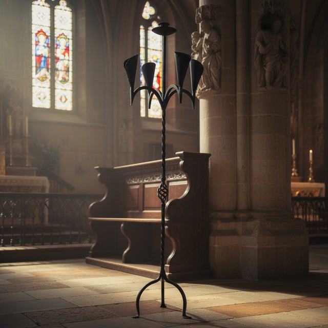 Bring the Timeless Charm of the Middle Ages to Your Home ️ Make a bold statement with this magnificent Hand-Forged Wrought...