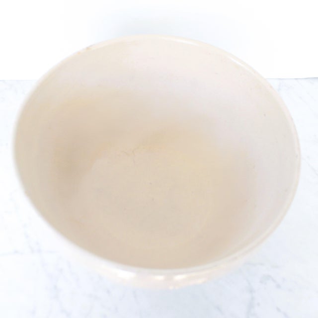 1930s Ext LRG 1930's Stoneware Robinson Ransbottom Pottery Co. Mixing Bowl For Sale - Image 5 of 6