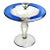 Art Deco Silver Overlay Enameled Comport For Sale