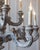 Wood 20th Century French Carved and Painted Wood Twelve-Light Chandelier For Sale - Image 7 of 18