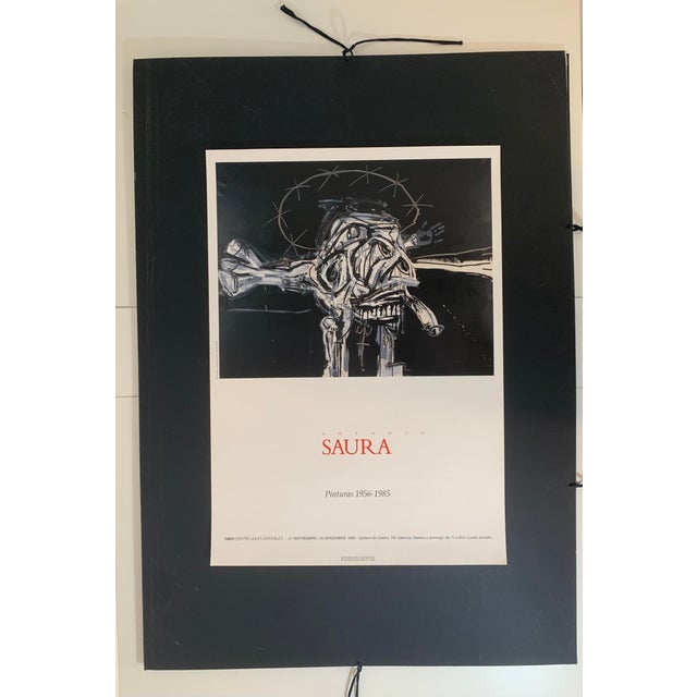 Antonio saura, exhibition poster: saura. Paintings 1956-1985. ivam valencia, 1989 artist: antonio saura, spain title:...