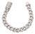 14k White Gold 9.5 Ct Natural Diamond Infinity Bracelet, 8 In For Sale