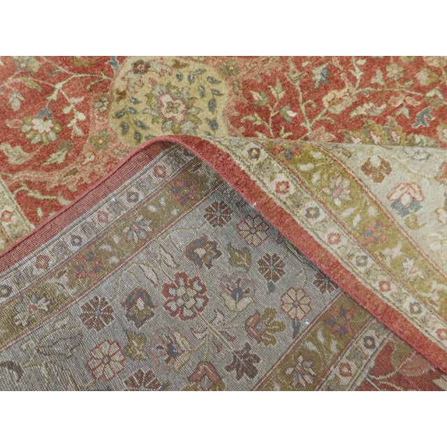 Vintage Hand Knotted Super Fine Indian Rug. 8'x 10' For Sale - Image 13 of 18