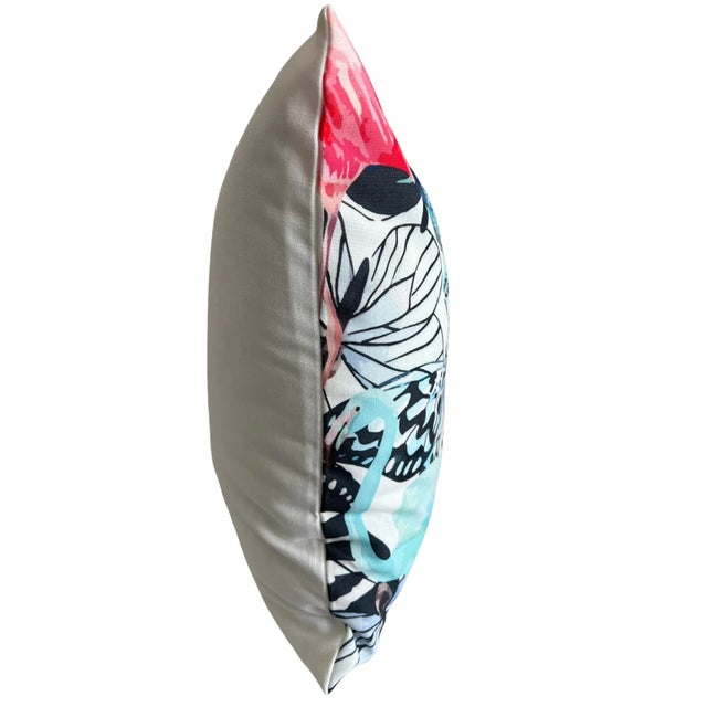 Contemporary It’s a Jungle Out There Tropical Animal Pillow Cover For Sale - Image 9 of 12