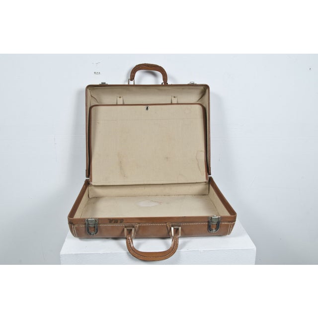 Decorated Vintage Suitcase For Sale - Image 4 of 5