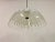Ceiling pendant Half globe Murano glass shade Steel stem 1960s/1970s Italy Up to 250V (Europe/UK Standard).The wiring of...