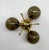 Not Yet Made - Made To Order Trifoglio Polished Brass Smoky Globe Flush Mount by Fabio LTD For Sale - Image 5 of 9