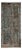 Antique Indian Carved Closet Door With Floral Motif | Boho Hinged or Sliding Barn Door Panel 80x35 For Sale