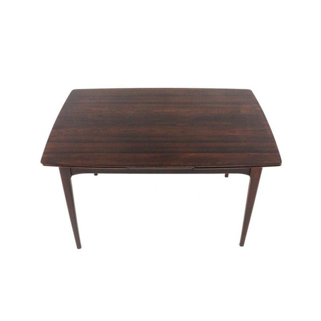 Rectangular Extendable Rosewood Goes Dining Table For Sale - Image 3 of 15