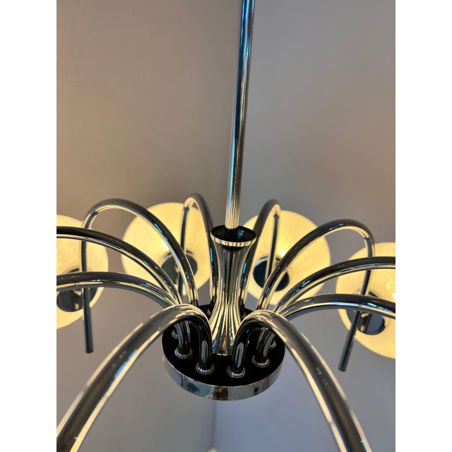 Chandelier with 10 Spheres by Richard Essig for Hustadt For Sale - Image 10 of 11