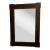 Hickory Chair Modern Brown and Black Geometric Robin Wall Mirror For Sale