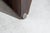 French Postmodern Dressing Table in Walnut Wood and Lilac Leather., 1980s For Sale - Image 9 of 16