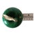 Vintage Green Marble Apple Paperweight With Brass Stem For Sale - Image 10 of 10