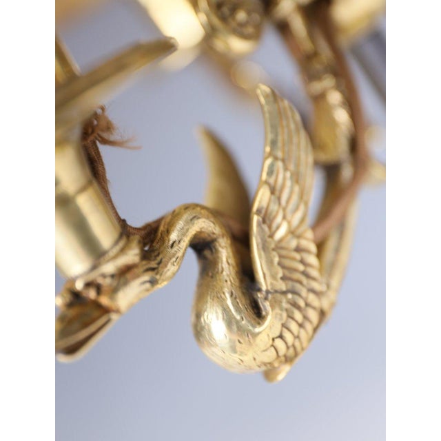 Gold 19th Century French Brass Bouillotte Table Lamp, 1880 For Sale - Image 8 of 18