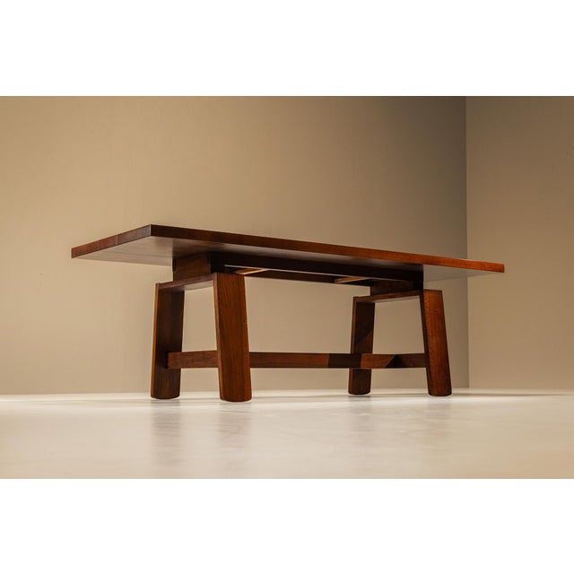 Wood Model 611.1 Dining Table by Silvio Coppola for Bernini, Italy, 1968 For Sale - Image 7 of 15